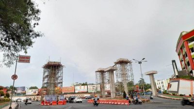 Pembangunan JPO Siger Milenial Tahap Pertama Selesai, Iwan Gunawan : Tahap Terakhir Dikerjakan Februari 2024