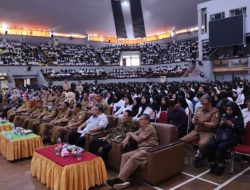 Disaksikan Gubernur Lampung, Rektor Unila Lepas 5.193 Mahasiswa KKN Periode I 2024
