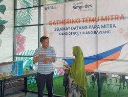 Branch Office BRI Tulang Bawang Gelar Gathering Temu Mitra di Unit 2