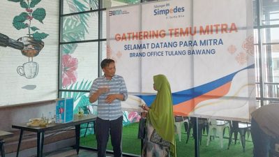 Branch Office BRI Tulang Bawang Gelar Gathering Temu Mitra di Unit 2