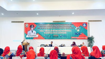 Disdikbud Bandar Lampung Sosialisasi Juknis BOSP SMP Tahun 2024