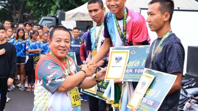 HUT Kodim Sriwijaya Ke-78, Gubernur Arinal Djunaidi Lepas Peserta Lampung Run