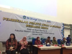 Unila Beri Bekal Berbasis MBKM Pada Mahasiswa PKL Prodi D-3 FEB