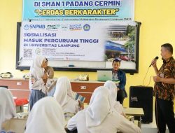 Pelajar SMAN 1 Padang Cermin Ikut Sosialisasi PMB Unila