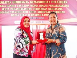 Warga Binaan Lapas Dibantu Wali Kota Eva Dwiana Rp100 Juta