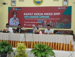Kadisdikbud Kota Bandar Lampung Hadiri Rapat Kerja MKKS & Buka Bersama