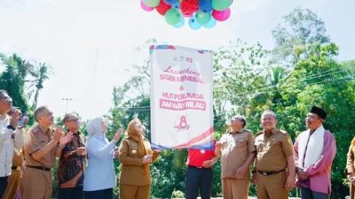 Air Minum Kemasan Merek Siger Mineral Diluncurkan Wali Kota Eva dwiana