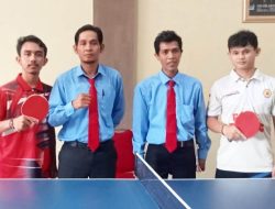 Abdurrahman Aufa Raih Juara 3 Kejuaraan Tenis Meja BEM STIE Dwi Sakti di Baturaja