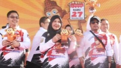 KPU – Pemkot Launching Maskot & Jingle Pilkada Bandar Lampung 2024