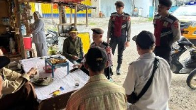 Ciptakan Lingkungan Kondusif, Sat Samapta Polres Lampung Selatan Gelar Patroli Malam