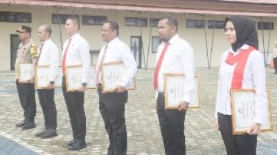 Polres Lamsel Terima Penghargaan Dari ASDP Dan TRC Atas Respon Penanganan PPA Dan Ops Krakatau