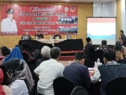 Tenaga Sosial dan Dinsos Lamsel Seiring Sejalan Tangani Masalah Sosial