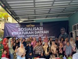 Anggota DPRD Hanifah Inginkan Warga Mulyosari Pesawaran Paham Tentang Perda Rembug Desa