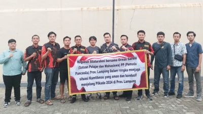 OKP SAPMA Pemuda Pancasila Silaturahmi ke Polda Lampung