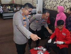 Sambut Hari Bhayangkara ke-78, Polres Lampung Selatan Gelar Donor Darah