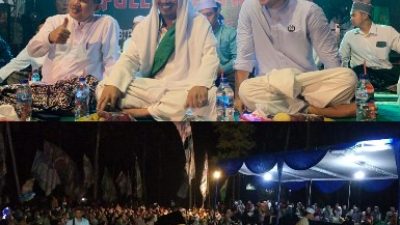 Ribuan Muslimat NU dan Cabup Egi Mengikuti Pengajian Akbar di Candipuro