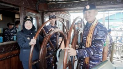 Wali Kota Eva Dwiana Lepas Tim Muhibah Budaya Jalur Rempah di Pelabuhan Panjang