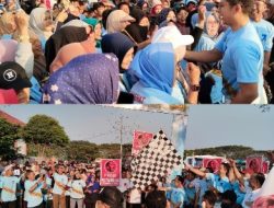 Radityo Egi Pratama Jalan Sehat Bersama Ribuan Warga Lampung Selatan
