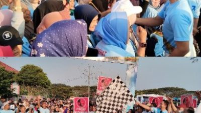 Radityo Egi Pratama Jalan Sehat Bersama Ribuan Warga Lampung Selatan