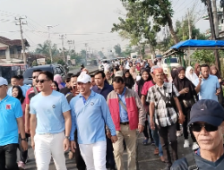 Dapatkan Kado Istimewa, Radityo Egi Pratama Jalan Sehat Bersama Masyarakat Kecamatan Natar