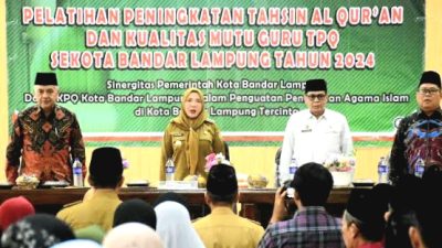 Wali Kota Eva Dwiana Harap Kualitas Guru TPQ Meningkat Saat Buka Pelatihan Tahsin Al-Qur’an