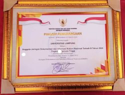 Unila Terbaik Ketiga JDIHN Award 2024