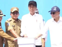 Wali Kota Eva Dwiana Dampingi Presiden Jokowi Resmikan SPAM Kota Bandar Lampung