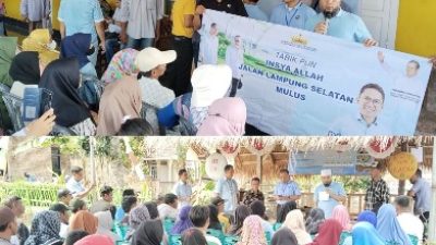 Hazizi Ajak Tim Dan Relawan Kecamatan Natar Kampanyekan EGI Dengan Riang Gembira