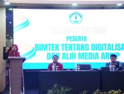 UPT Kearsipan Gelar Bimtek Digitalisasi dan Alih Media Arsip