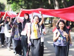 Semarak Kirab Merah Putih Peringati Dies Natalis Ke-59 Unila