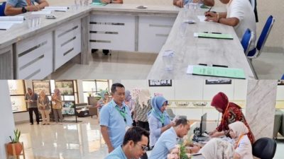 Hari Pertama Pasangan Cabup dan Cawabup Lamsel Radityo Egi Pratama-Syaiful Anwar Ikuti Tes Kesehatan Di RSUD Abdul Moeloek
