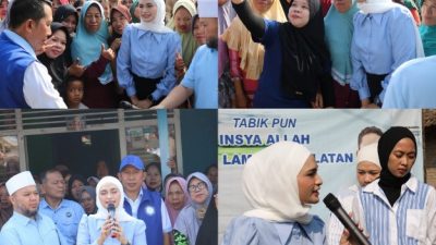 Jadi Anggota DPR RI, Putri Zulhas Bersilaturahmi Dengan Masyarakat Di Tiga Kecamatan Di Lamsel