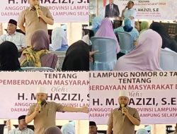 Anggota DPRD Provinsi Lampung M. Hazizi Sosialisasikan Perda Pemberdayaan Masyarakat Desa