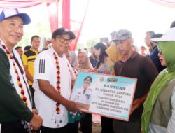 Penjabat Gubernur Lampung Galakkan Penanggulangan Stunting di Tanggamus, Berikan Bantuan dan Resmikan TPI Higienis