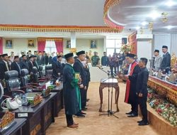 DPRD Lampung Selatan Ambil Sumpah Ketua & Wakil Ketua Masa Jabatan 2024-2029
