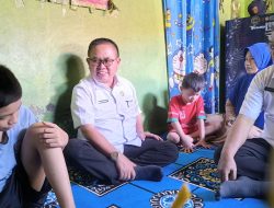 Kenzi dan Orangtuanya Senang Dikunjungi Kabid Dikdas Disdikbud Bandar Lampung