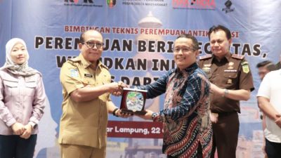 Pemprov Lampung dan KPK Gelar Bimtek Perempuan Antikorupsi, Pj Gubernur Samsudin Ajak Perempuan Jadi Pelopor Integritas