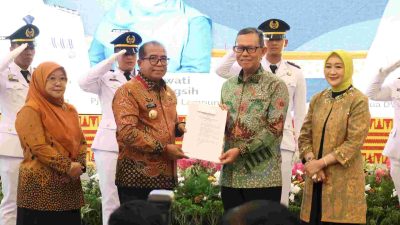 Pj. Gubernur Lampung Apresiasi Pengabdian dan Dedikasi Sekdaprov Fahrizal Darminto Bagi Provinsi Lampung