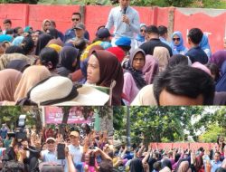 Paslon Bupati Lamsel EGI-Syaiful Gelar Pasar Murah Di 7 Titik Di Kecamatan Katibung