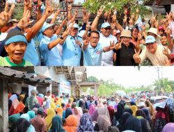 Paslon Bupati Lamsel EGI-Syaiful Gelar Pasar Murah 15 Desa Di Kecamatan Ketapang
