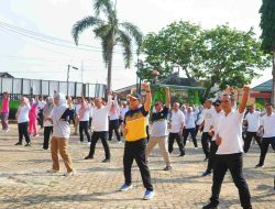 Pjs Wali Kota Bandar Lampung Riang Senam Bersama Pegawai Disdikbud