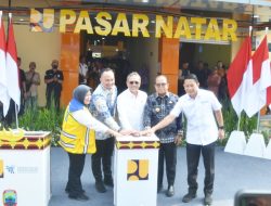 Pj Gubernur Lampung Dampingi Menko Bidang Pangan Resmikan Pasar Natar, Dorong Penguatan Ekonomi Lokal