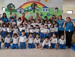 Tagana Kota Bandar Lampung Beri Edukasi & Simulasi Pada peserta Didik Tentang Bencana Alam