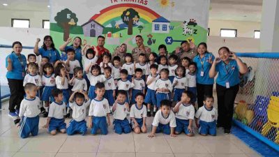Tagana Kota Bandar Lampung Beri Edukasi & Simulasi Pada peserta Didik Tentang Bencana Alam