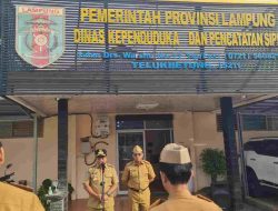Pj Gubernur Lampung, Samsudin, Berikan Motivasi kepada Pegawai Disdukcapil Lampung