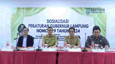 Optimalisasi PAD, Pj. Sekdaprov Fredy SM Buka Sosialisasi Pergub Retribusi Daerah Lampung