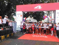 Gencarkan Literasi Keuangan, Penjabat Gubernur Lampung Lepas Peserta GENCARKAN Run 2024