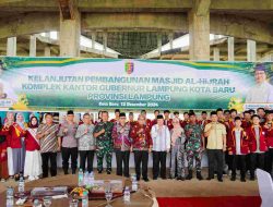 Pj. Gubernur Lampung Canangkan Kelanjutan Pembangunan Masjid Al-Hijrah di Kota Baru