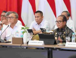 Menko Pangan Bersama Pemprov Lampung, Rakor swasembada pangan