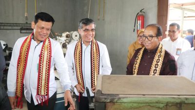 Pj Gubernur Dampingi Menaker Kunjungi BLK Bandar Lampung